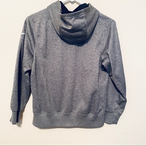 Nike Boys Gray Dri Fit Hoodie Large (14-16) - Picture 2 of 12